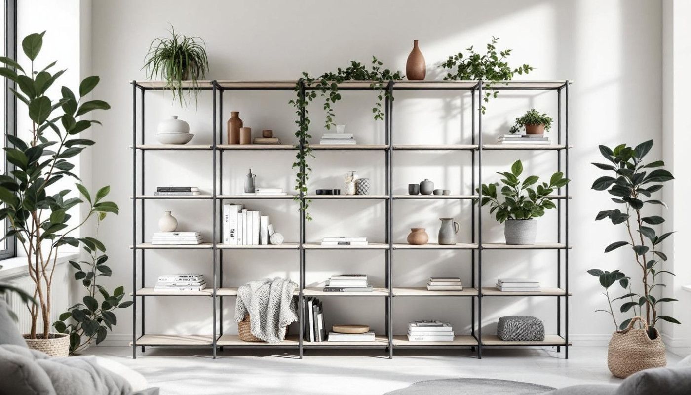Comment personnaliser une étagère métallique pour tout type d'intérieur ?